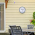NeXtime NE-4304GA Buitenweerstationklok 40cm Metaal Gegalvaniseerd Tulip_