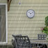 NeXtime NE-4304GA Buitenweerstationklok 40cm Metaal Gegalvaniseerd Tulip_