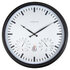NeXtime NE-4306ZW Buitenweerstationklok Ø50 8 Cm Kunststof Zwart Zonnebloem_