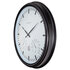 NeXtime NE-4306ZW Buitenweerstationklok Ø50 8 Cm Kunststof Zwart Zonnebloem_