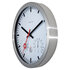 NeXtime NE-4307ST Buitenweerstationklok 35CM Aluminium-Wit Clematis_