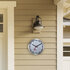 NeXtime NE-4307ST Buitenweerstationklok 35CM Aluminium-Wit Clematis_