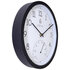 NeXtime NE-4313 Marigold Buitenklok met Temperatuur Aanduiding 30.5 cm Zwart/Wit_