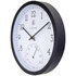 NeXtime NE-4313 Marigold Buitenklok met Temperatuur Aanduiding 30.5 cm Zwart/Wit_