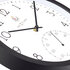 NeXtime NE-4313 Marigold Buitenklok met Temperatuur Aanduiding 30.5 cm Zwart/Wit_