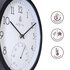 NeXtime NE-4313 Marigold Buitenklok met Temperatuur Aanduiding 30.5 cm Zwart/Wit_