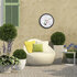 NeXtime NE-4314 Buitenklok Prunus 30.5 cm Zwart/Wit_