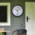 NeXtime NE-4315 Buitenklok Anethium 30.5 cm Zwart/Wit_