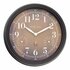 NeXtime NE-4318BR Buitenklok Jasmine + Thermo- en Hydrometer 23.5 cm Zwart/Koper_