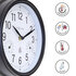 NeXtime NE-4318WI Buitenklok Jasmine + Thermo- en Hydrometer 23.5 cm Zwart/Wit_