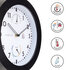 NeXtime NE-4319 Buitenklok Daisy + Thermo- en Hydrometer 25.5 cm Zwart/Wit_