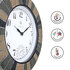 NeXtime NE-4320 Buitenklok Aster + Thermo- en Hydrometer 43.5 cm Steenlook_