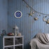 NeXtime NE-4321BL Tide Getijdenklok 22 cm Blauw/Metaal_
