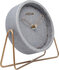 NeXtime NE-5204GS Tafelklok 17.5x15.5x5 Cm, Polyresin, Grijs_