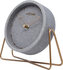 NeXtime NE-5204GS Tafelklok 17.5x15.5x5 Cm, Polyresin, Grijs_