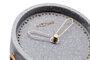 NeXtime NE-5204GS Tafelklok 17.5x15.5x5 Cm, Polyresin, Grijs_