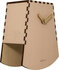 NeXtime NE-5207RZ Tafelklok Rocky 19.5x18x8.8 Cm Hout Zalm_