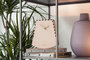 NeXtime NE-5207RZ Tafelklok Rocky 19.5x18x8.8 Cm Hout Zalm_