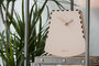 NeXtime NE-5207RZ Tafelklok Rocky 19.5x18x8.8 Cm Hout Zalm_