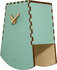 NeXtime NE-5207TQ Tafelklok Rocky 19.5x18x8.8 Cm Hout Turquoise_