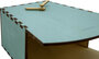 NeXtime NE-5207TQ Tafelklok Rocky 19.5x18x8.8 Cm Hout Turquoise_