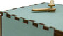 NeXtime NE-5207TQ Tafelklok Rocky 19.5x18x8.8 Cm Hout Turquoise_