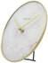 NeXtime NE-5222WI - Tafelklok - Ø 20 Cm - Glas / Metaal - Wit - 'Marble'_