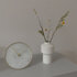 NeXtime NE-5222WI - Tafelklok - Ø 20 Cm - Glas / Metaal - Wit - 'Marble'_