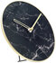 NeXtime NE-5222ZW Tafelklok Marble Table Dia 20cm Glas Zwart_