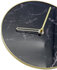 NeXtime NE-5222ZW Tafelklok Marble Table Dia 20cm Glas Zwart_