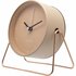 NeXtime NE-5240RZ Wekker Berlin 14x13 cm Champagne/Metaal_