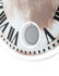 NeXtime NE-8162 Wandklok Dia. 43 X 4.2 Cm, Glas, Wit, 'Romana'_