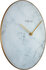 NeXtime NE-8189WI Wandklok Marble Ø 40 Cm Wit_