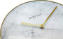 NeXtime NE-8189WI Wandklok Marble Ø 40 Cm Wit_