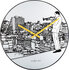 NeXtime NE-8191 Wandklok Trumpet City Ø 40 Cm_