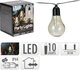 Pro Garden Feestverlichting 10Lampjes Warm Wit_