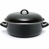 CasaLupo Emaille Braadpan 22 cm Zwart_
