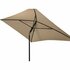 Parasol 125x200 cm Beige_