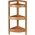 Excellent Houseware Badkamerrek 3 Etages 61x23 cm Bamboe_