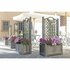 Bama Fioriera Separe Bloemenbak 80x42.5x150 cm Grijs_