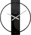 NeXtime NE-3195ZW Wandklok 50.8x58.2x4.3, Hout/Steel, Zwart_