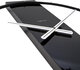 NeXtime NE-3195ZW Wandklok 50.8x58.2x4.3, Hout/Steel, Zwart_