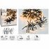 Cluster LED-Verlichting 1152 LED's 1100 cm Warm Wit Zwart_