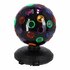 Party Time LED Discobal 12,5 cm Zwart_