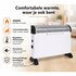 Convector Kachel 2000W Wit/Zwart_