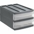 Rotho SYSTEMIX Design Ladekast met 2 Lades 39.5x25.5x20.3 cm Antraciet_